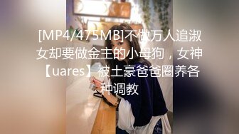 [MP4/475MB]不做万人追淑女却要做金主的小母狗，女神【uares】被土豪爸爸圈养各种调教