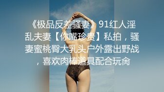 《极品反差骚妻》91红人淫乱夫妻【你嘴珍贵】私拍，骚妻蜜桃臀大乳头户外露出野战，喜欢肉棒道具配合玩肏