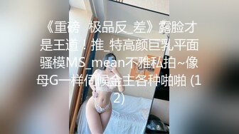 《重磅☛极品反_差》露脸才是王道！推_特高颜巨乳平面骚模MS_mean不雅私拍~像母G一样伺候金主各种啪啪 (12)