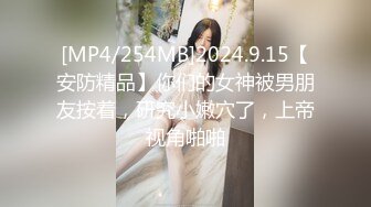 [MP4/254MB]2024.9.15【安防精品】你们的女神被男朋友按着，研究小嫩穴了，上帝视角啪啪