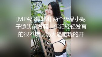 [MP4/ 801M] 两个极品小妮子镜头前发骚，年纪轻轻发育的很不错，奶大逼肥玩的开