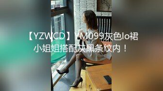 【YZWCD】YM099灰色lo裙小姐姐搭配灰黑条纹内！