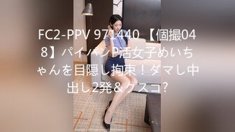 FC2-PPV 971440 【個撮048】パイパンP活女子めいちゃんを目隠し拘束！ダマし中出し2発＆クスコ?