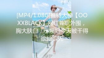 [MP4/1.08G]推特大神【OOXXBLACK】网红兼职外围，胸大肤白，小淫妇今天被干得欲仙欲死