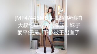 [MP4/446MB]4-12酒店偷拍 大叔约草零零后嫩妹，妹子躺平任操，下体被干出血了