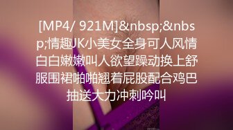 [MP4/ 921M]&nbsp;&nbsp;情趣JK小美女全身可人风情白白嫩嫩叫人欲望躁动换上舒服围裙啪啪翘着屁股配合鸡巴抽送大力冲刺吟叫