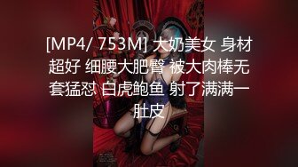 [MP4/ 753M] 大奶美女 身材超好 细腰大肥臀 被大肉棒无套猛怼 白虎鲍鱼 射了满满一肚皮