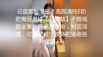 云盘露脸泄密！高颜清纯E奶肥臀反差妹【石高慧】不雅视图全集，还求爸爸肏，对话淫荡，可惜了被个纹身肥猪佬各种蹂躏 (3)