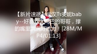 【新片速遞】武汉Ts安妮baby--好喜欢大鸡巴的哥哥，撑的嘴里满满好给力！[28M/MP4/01:13]